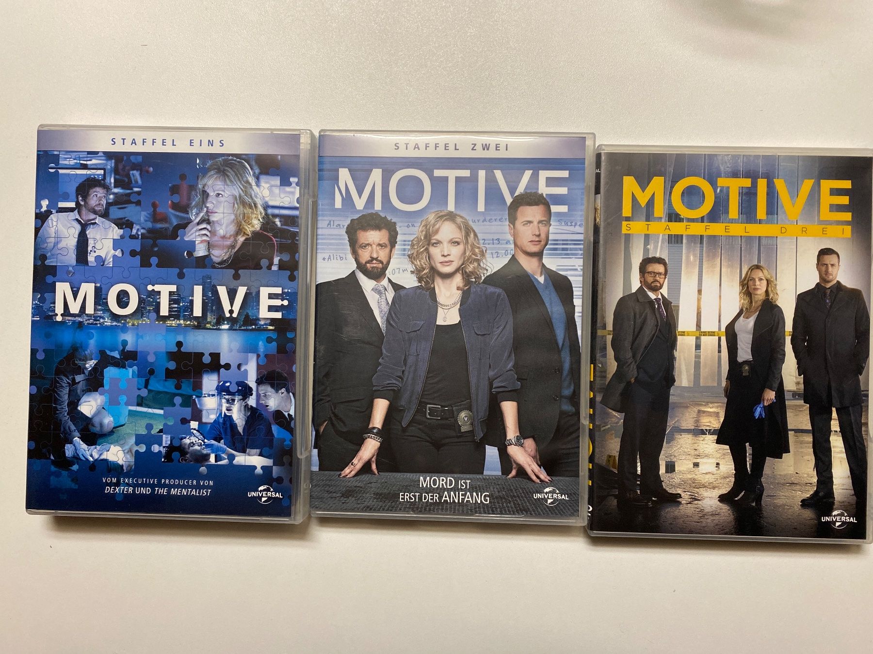 Alle DVDs: Motive - Staffeln 1-3 – Gebraucht aus Buchen im Prättigau von dideldu