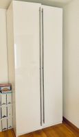 IKEA PAX 2-Door Wardrobe with High-Gloss Doors (2.4m high)