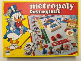METROPOLY DISNEYLAND VINTAGE BRETTSPIEL VON CARLIT 1988