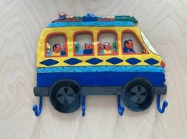 Handgemachte Garderobe Haken Haiti Reisebus Schulbus Bus