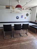 Girsberger Esszimmer-Set: Ausziehtisch + Eckbank + Stühle