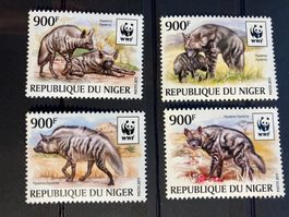 WWF Niger 2015 Satz Hyäne Postfrisch