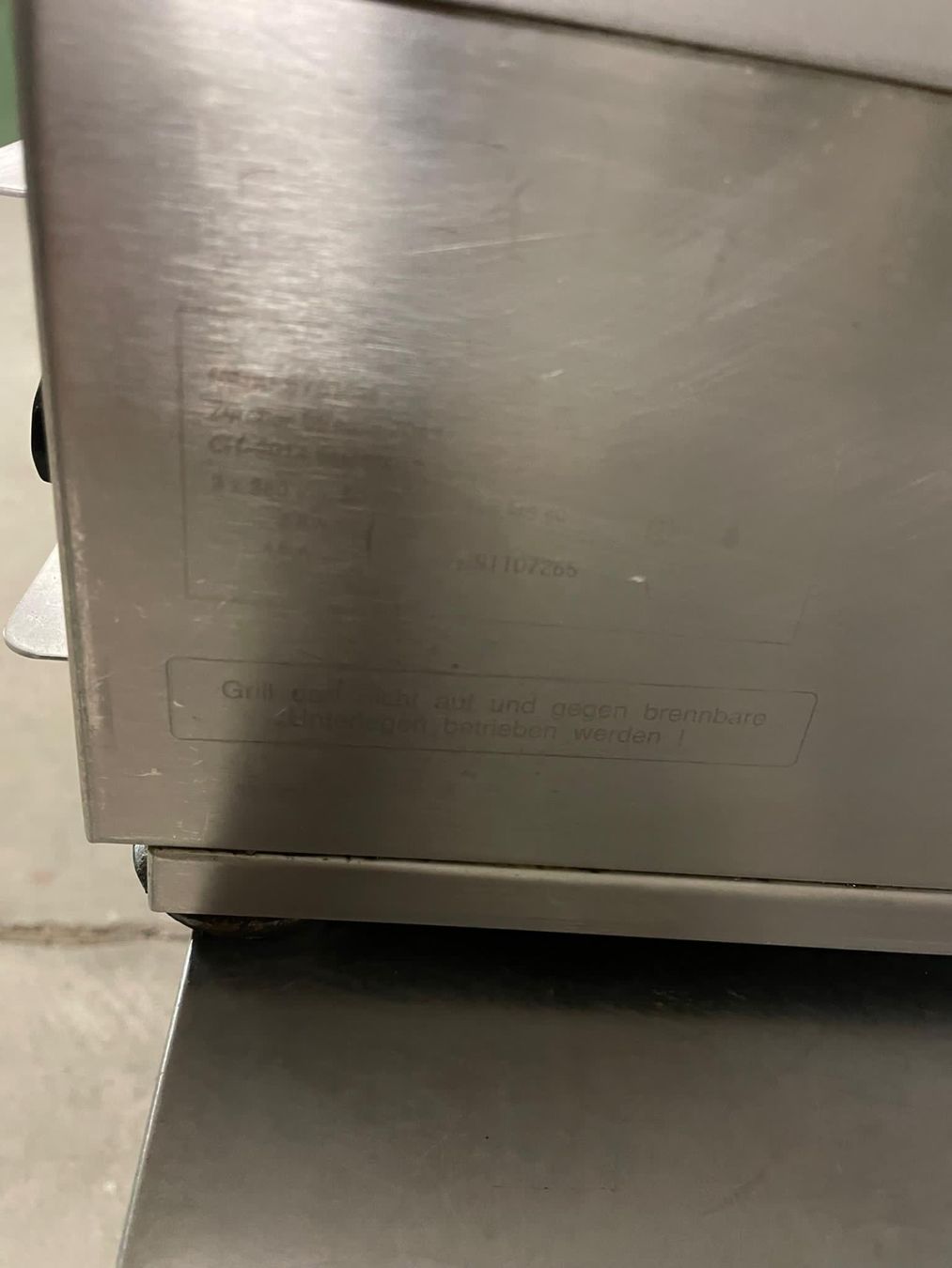 Elettrodomestici da cucina: Gastronomie Grill Menu System – Usato da Rupperswil venduto da pimi88 4