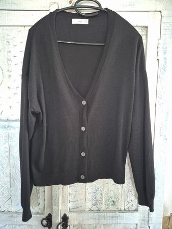 Mango Strickjacke, Gr. M, Schwarz, Top Zustand