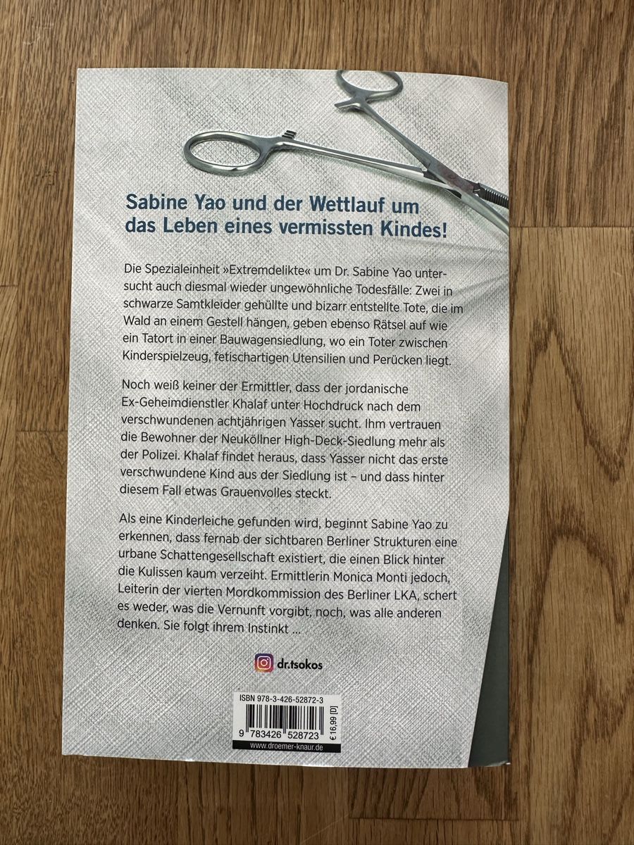 Libri: Trio Thriller von Michael Tsokos – Usato da Biberstein venduto da Koala1995 4