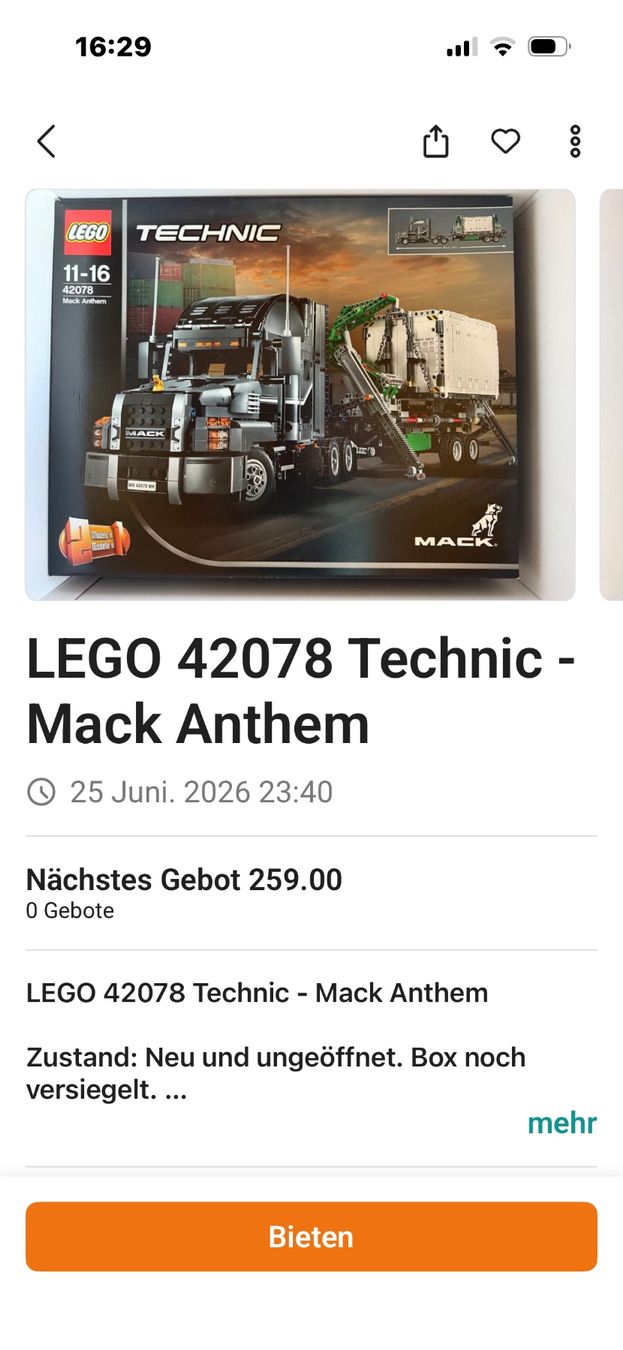 Lego Giocattoli: Lego LKW mit Zubehör – Usato da Berg TG venduto da simsam01 1
