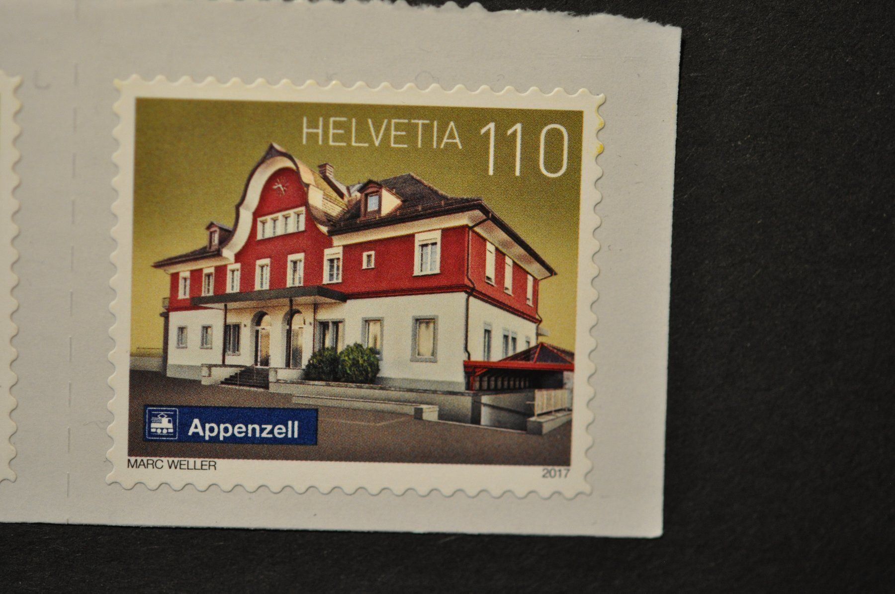 Tutti i francobolli: Abart Bahnhof Appenzell Gelber Farbfleck – Nuovo (secondo la descrizione) da Worb venduto da Buespy 2