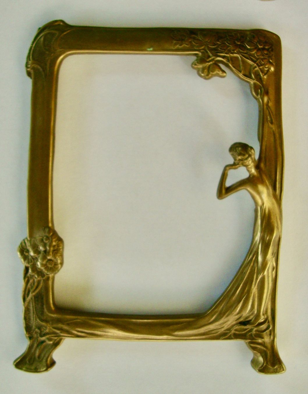 Bilderrahmen: Vintage Jugendstil Messing Bilderrahmen – Gebraucht aus Winterthur von halle07