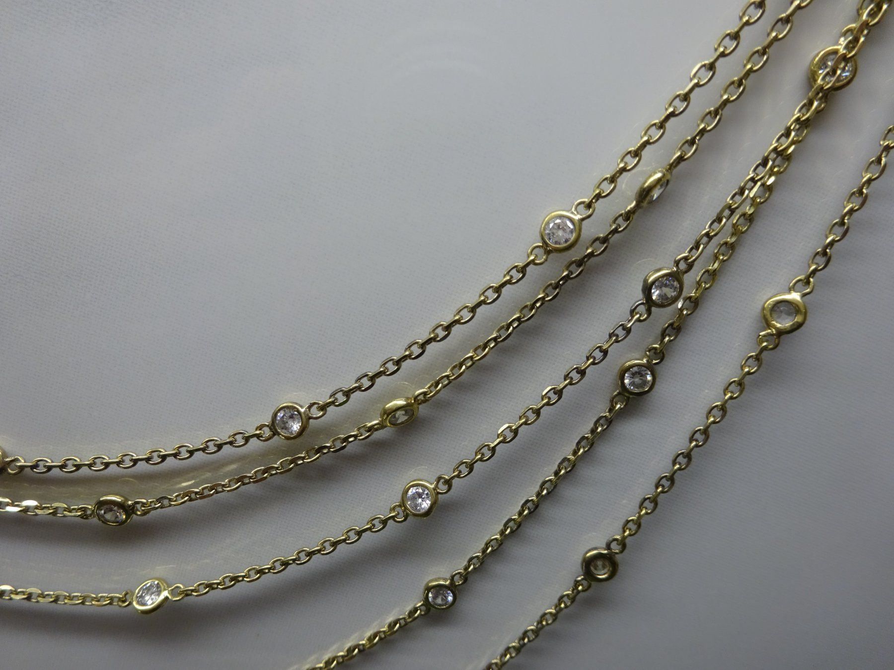 Catenine: Collier mit Zirkonia – Usato da Esslingen venduto da FetteSchnecke 4