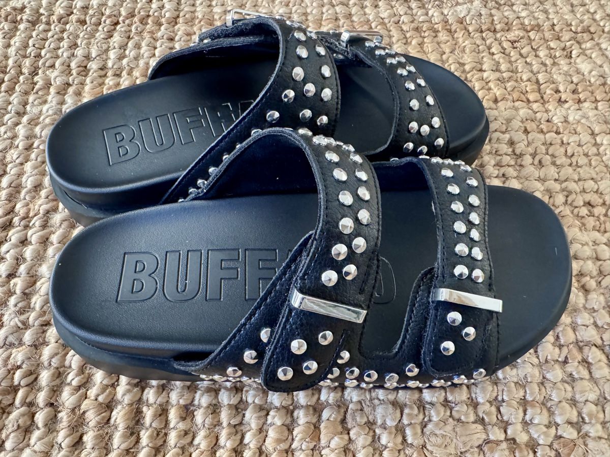 Buffalo Scarpe da donna: Buffalo Sandalen Schwarz Nieten – Nuovo (secondo la descrizione) da Zollikofen venduto da AureusManus 2