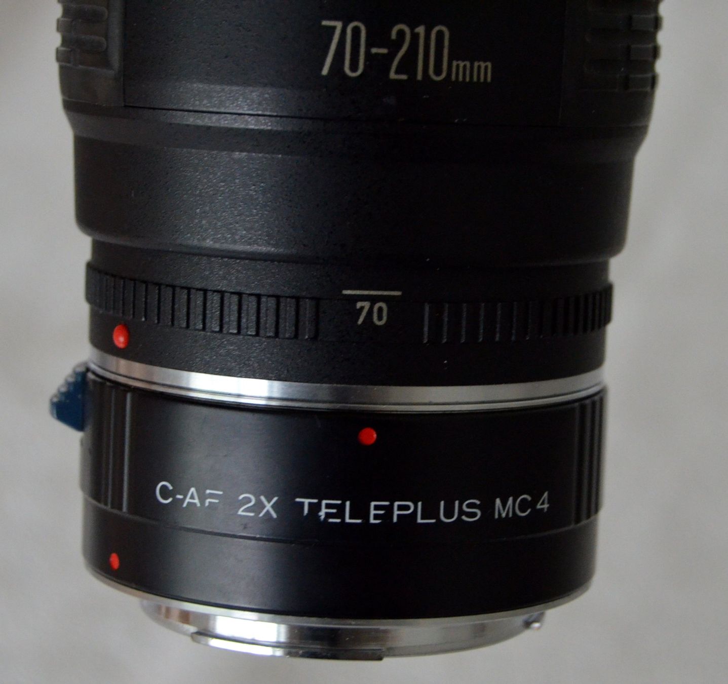 Canon Obiettivi: Canon 70-210mm C-AF 2x Teleplus MC4 Objektiv / objectif – Usato da Collonges venduto da arashee 5