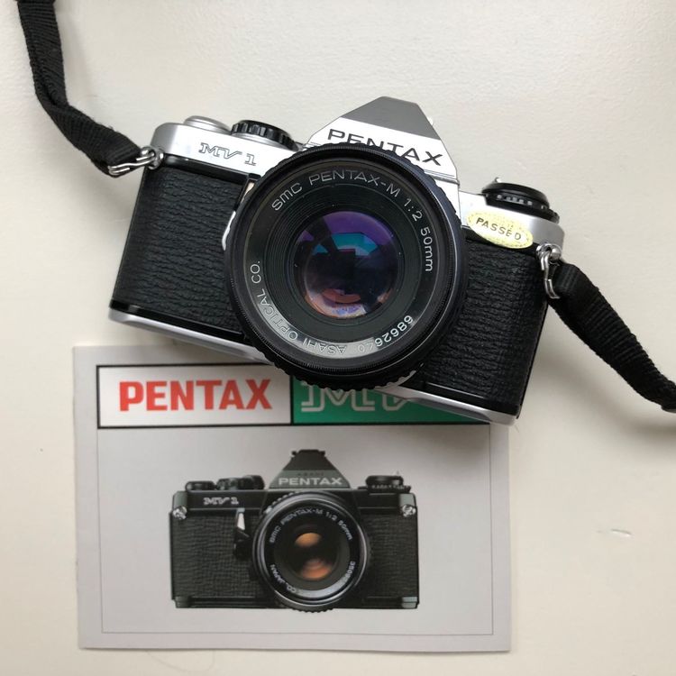 Pentax MV 1 35mm Film Kamera schwarz Kaufen auf Ricardo