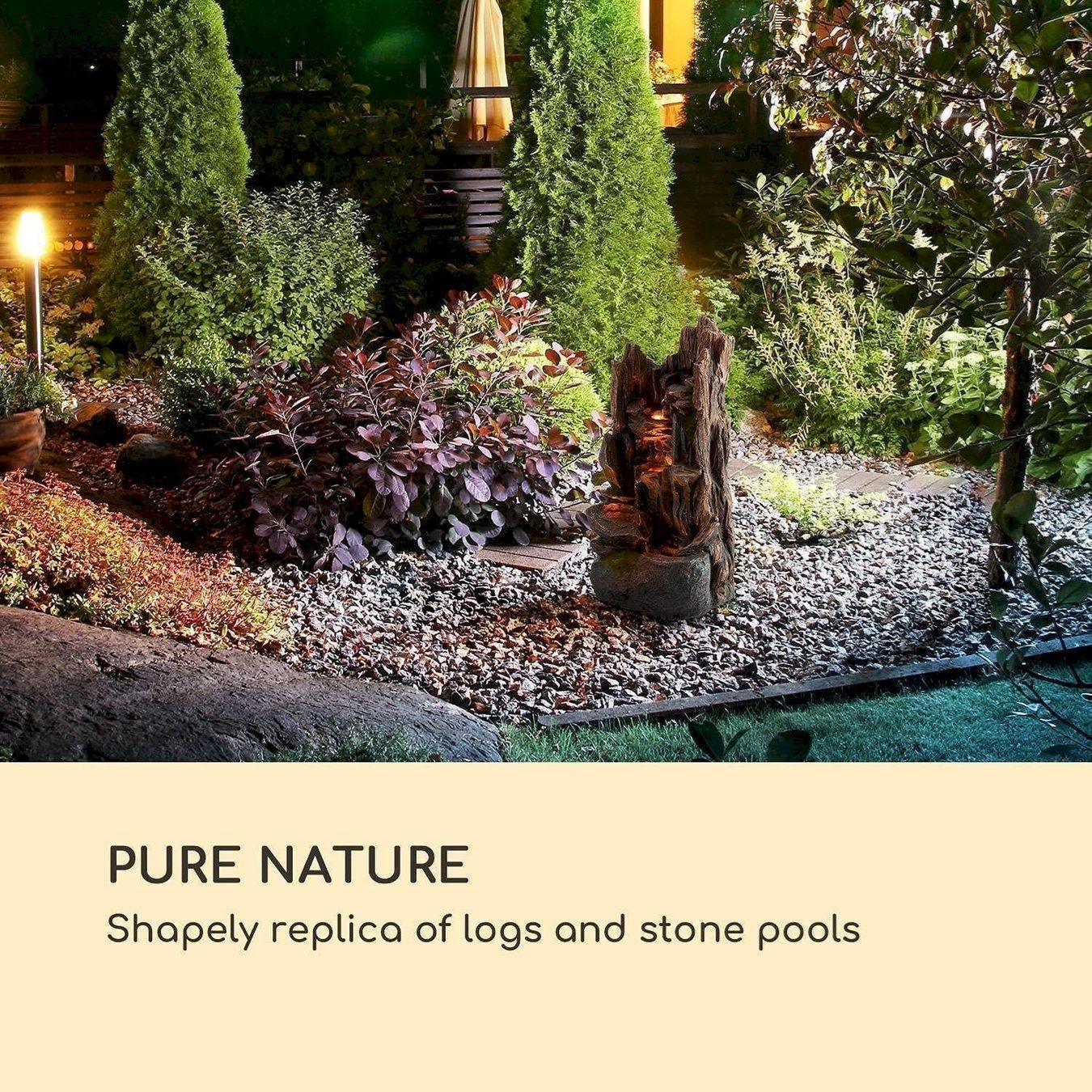 Stagni & Fontane ornamentali: Mystic Tree Solarbrunnen Polyresin braun – Nuovo e nell'imballaggio originale da Bottighofen venduto da zaap 2
