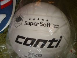 Volleyball Conti Super Soft DVV1 Match Ball FiVB Made Taiwan