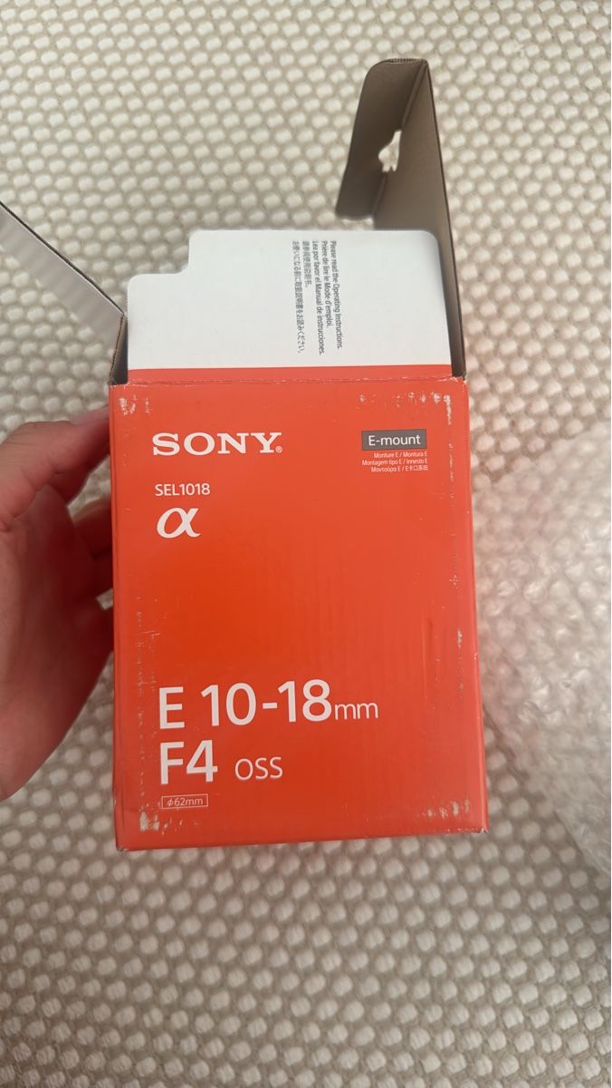 Sony Obiettivi: Sony SEL1018 E 10-18mm F4 OSS lens – Usato da Zürich venduto da zurichwest