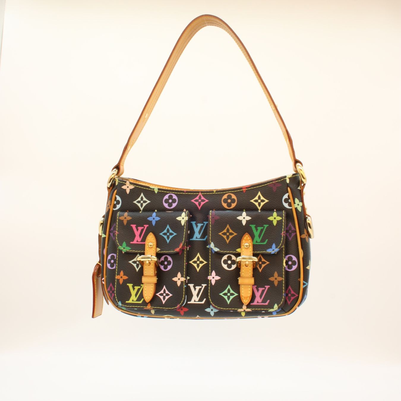 Louis Vuitton Taschen für Damen: Louis Vuitton Lodge PM Murakami Multicolor Noir – Gebraucht aus Urtenen-Schönbühl von jana2kids