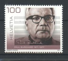 2011, Sondermarke 100. Geburtstag Paul Burkard **