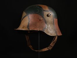 casque militaire allemand camouflé 1ère guerre mondiale