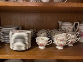 Rosenthal Geschirrset floral gemustert