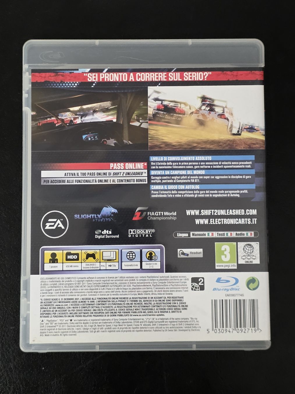 Giochi: NEED FOR SPEED SHIFT 2: UNLEASHED | PS3 – Usato da Bellinzona venduto da egemon 1