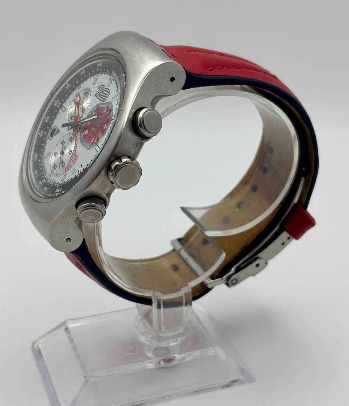 Swatch Orologi: Swatch Irony The Chrono "Red Storming" – Usato da Rorschach venduto da ZeitWerk.10 4