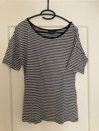 Shirt, schwarz-weiss gestreift