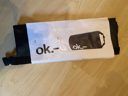OK.- Dry Bag 15L, Schwarz, Neu, Wasserdicht