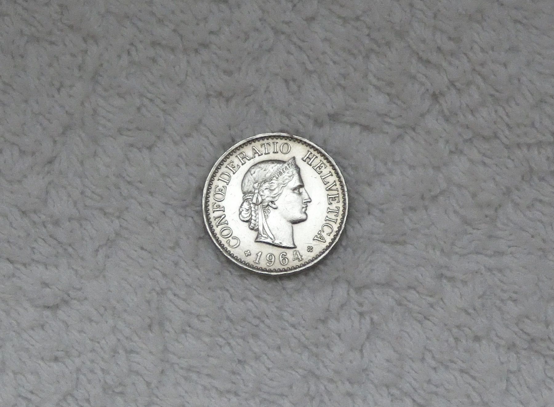 Tutti le monete: 10 centimes/rappen 1964 – Usato da Nyon venduto da Ilmi09