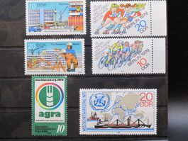 DDR 1979 Weltschiffartstag / Jugendsport **