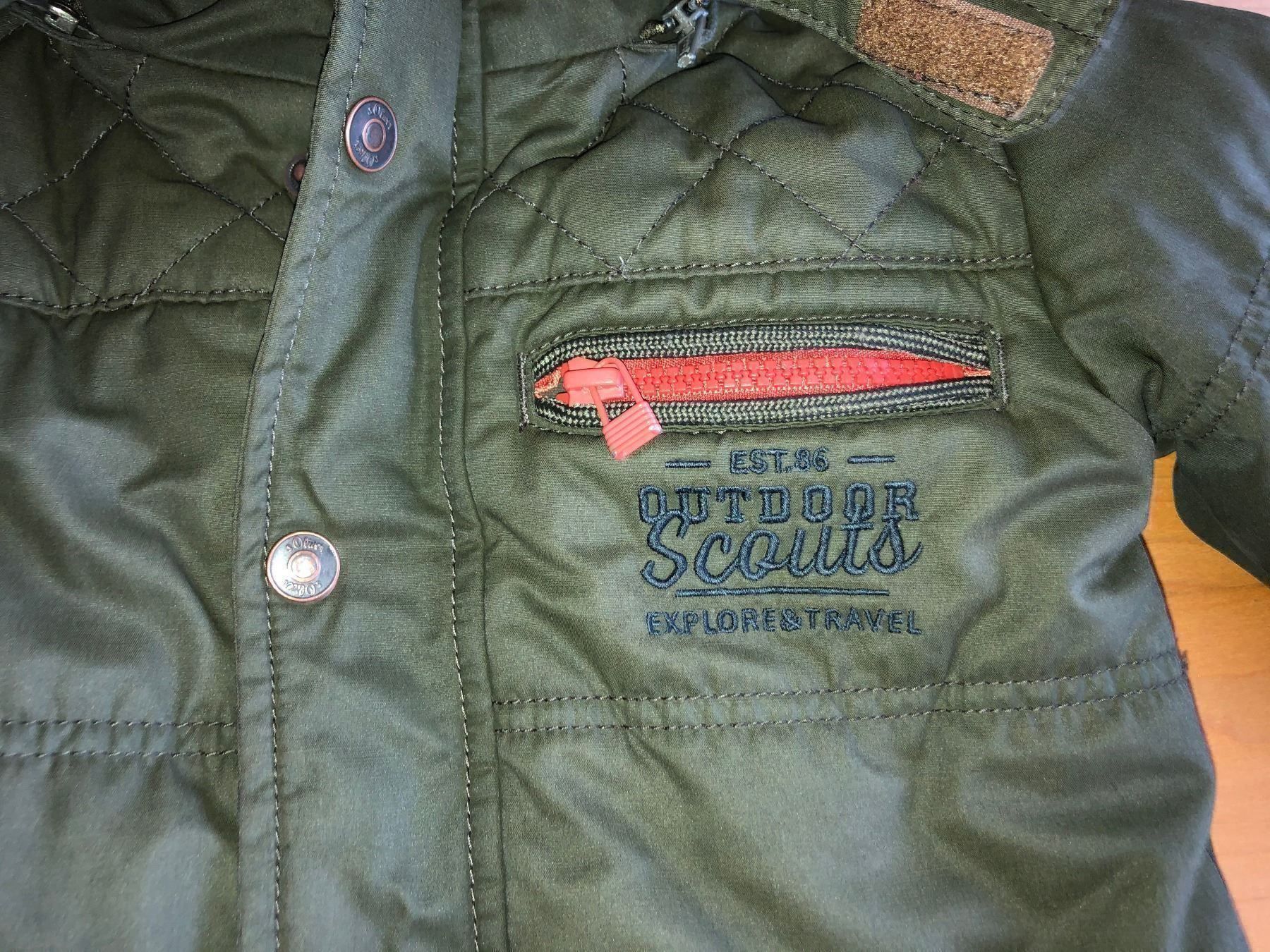S.Oliver Giacche & Cappotti: s.Oliver Winterjacke olivgrün Gr. 104 – Usato da Flawil venduto da savoypremium 4