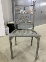 Set of 4 Cast Aluminum Patio Chairs