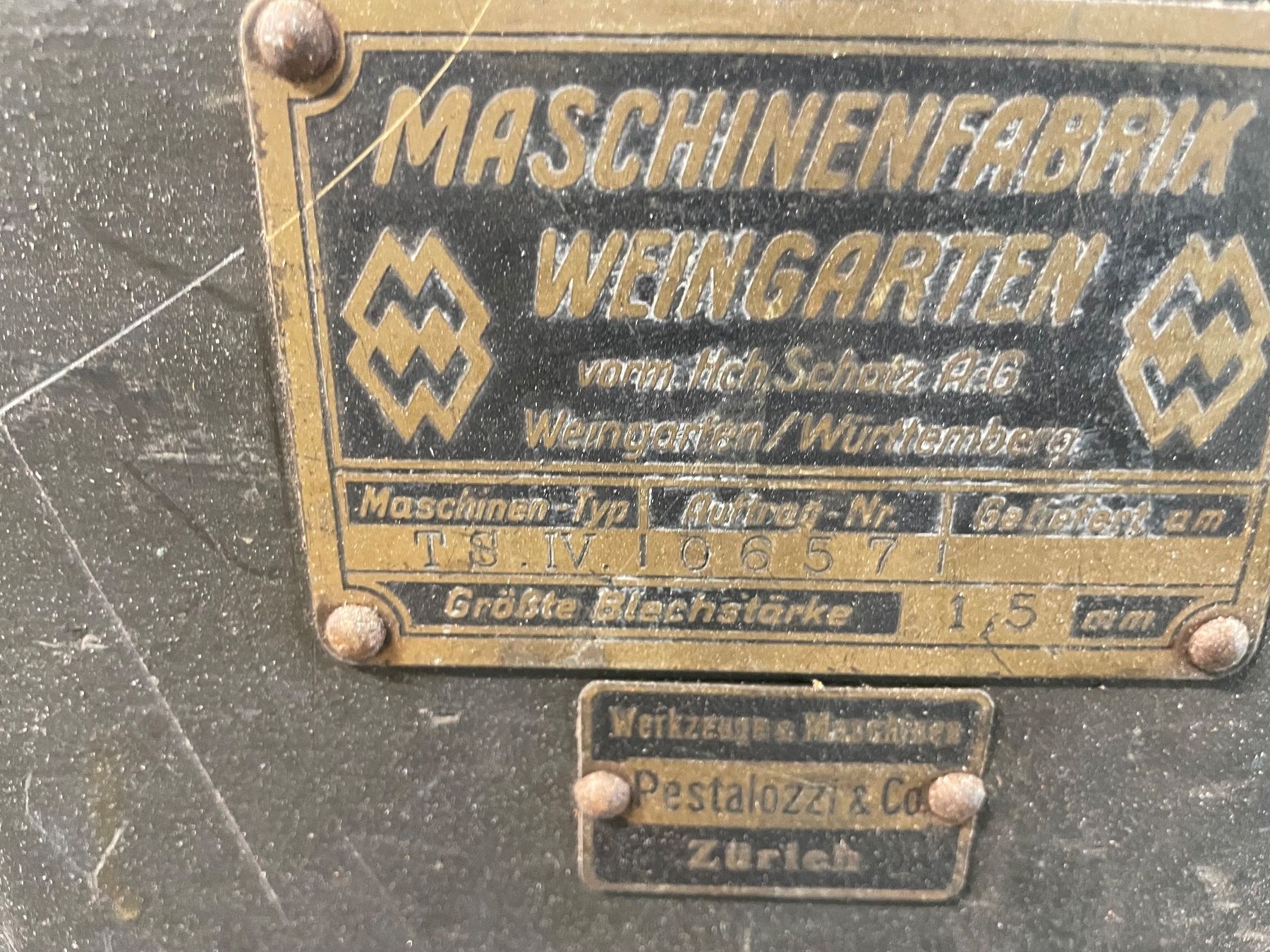 Tutti gli attrezzi: Blech Tafel/ Schlagschere – Usato da Villigen venduto da alb_w5sl 1