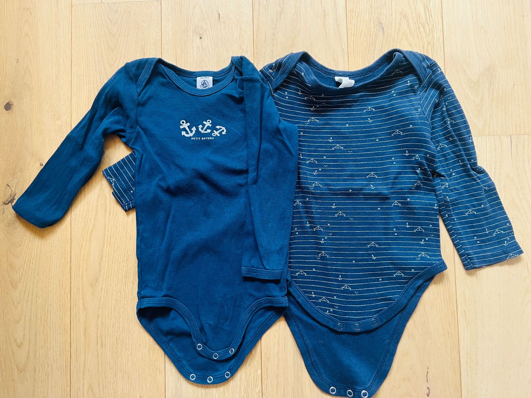 Biancheria intima: 3 body manches longues taille 98 – Usato da Collombey venduto da svea16