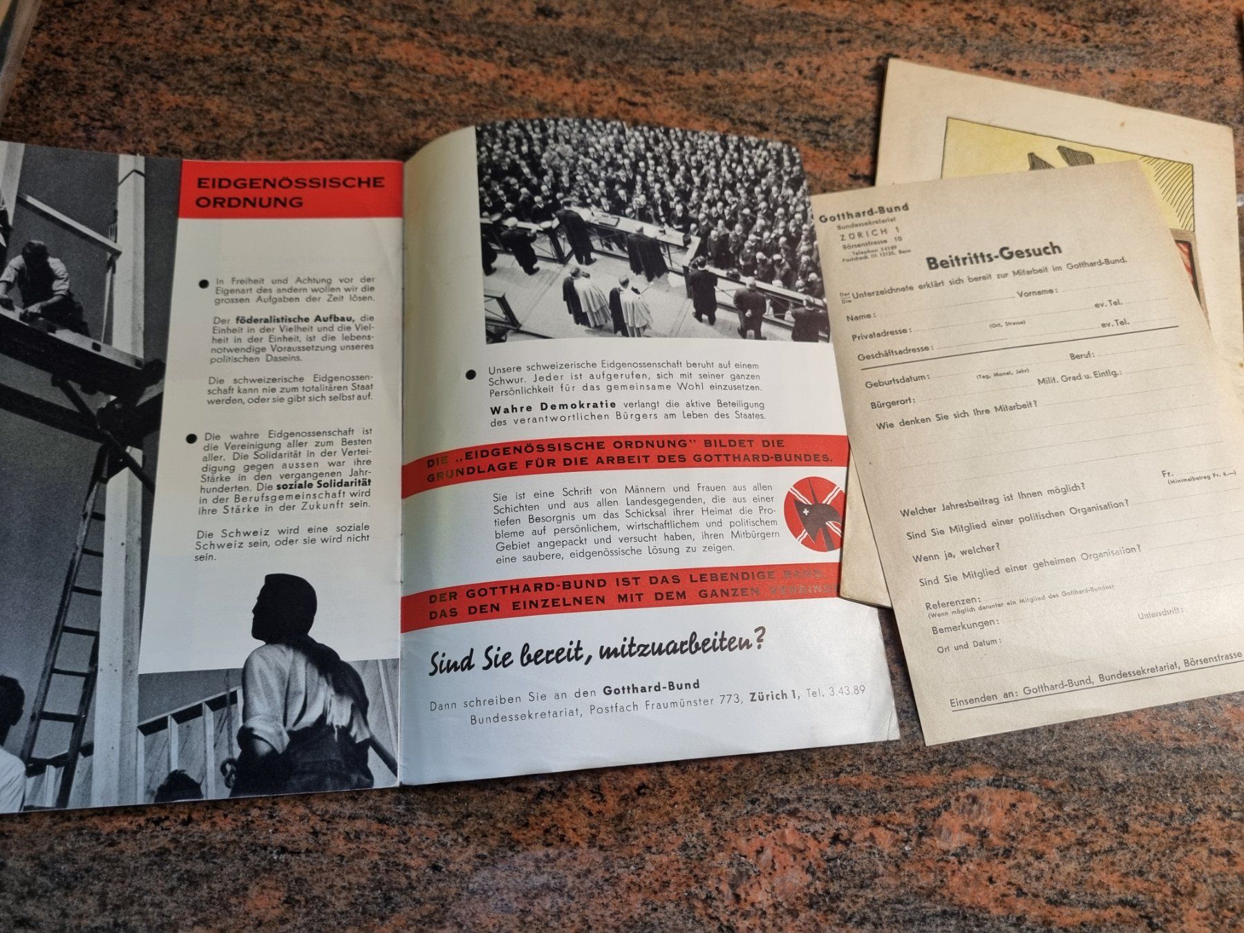 Documenti: Politik 1926 Werbung Prospekte – Usato da Trachslau venduto da post35 4