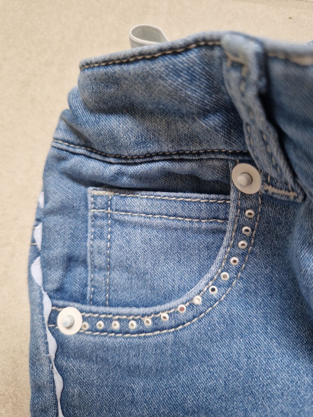 Pantaloni: Jeans, Gr. 86  v. Brums, 18 Mte, sehr herzig – Usato da Arlesheim venduto da Vera6 3