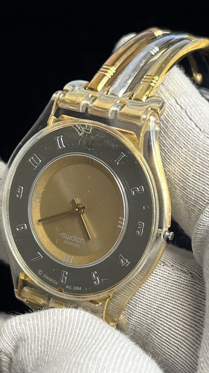 Swatch Montres: Swatch Damenuhr, Gold/Silber, elegantes Design – D'occasion à Grenchen par chththl 5