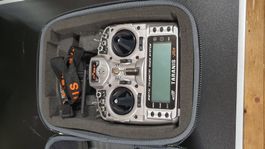 FrskyTaranis x9d im Koffer camouflage guter Zustand