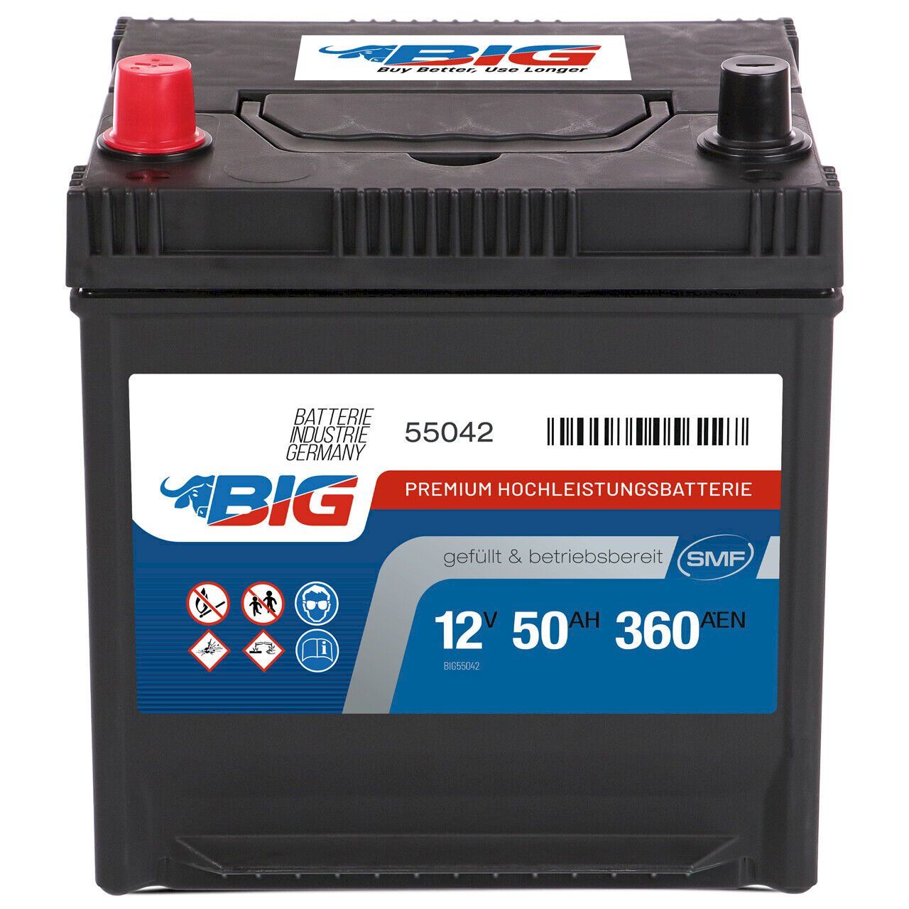 Batterie: BIG Autobatterie 12V 50Ah – Nuovo e nell'imballaggio originale da Bottighofen venduto da zaap