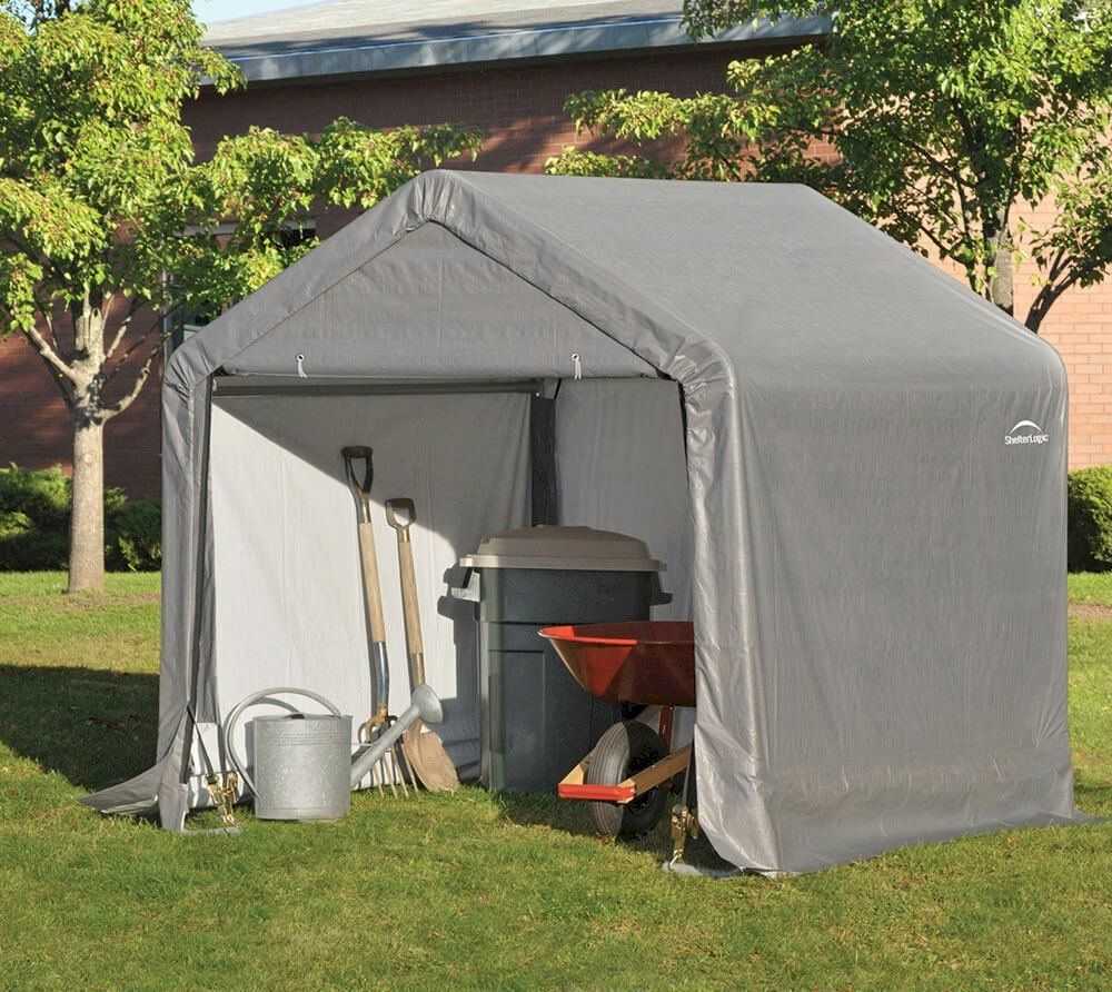 Casette da giardino & serre: ShelterLogic Folien-Gewächshaus Grau – Nuovo e nell'imballaggio originale da Bottighofen venduto da zaap 3