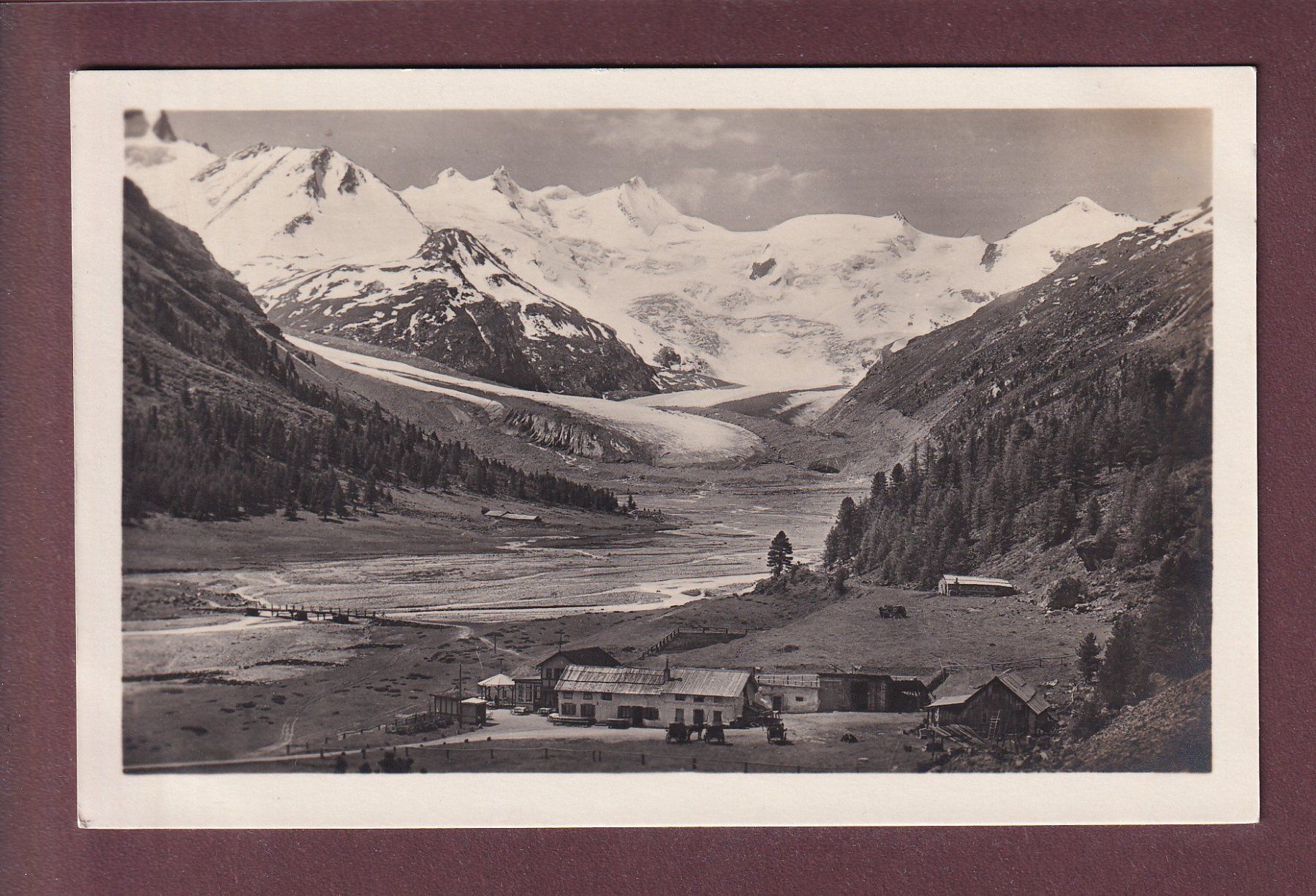 Cartoline postali: ROSEGTAL - Hôtel Restaurant du Glacier – Usato da Pully venduto da nicecards