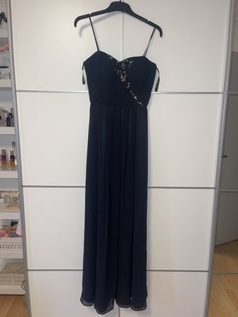 Elegantes Abendkleid mit Pailletten Gr 34/36