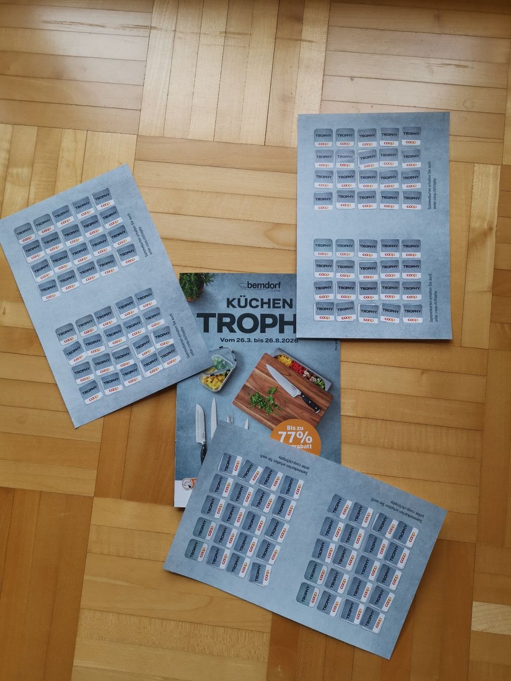 Coop Timbres & points: 6 volle TROPHY Karten – Neuf (Voir description) à Dornach par Hei50