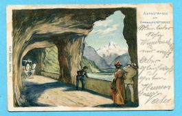 Axenstrasse am Vierwaldstättersee 1907