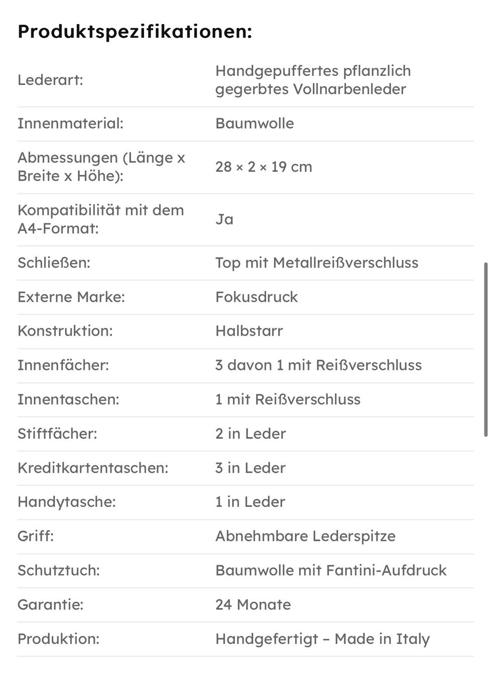 Portafogli: Dokumentenmappe Leder kleine Manager – Nuovo e nell'imballaggio originale da Wittenbach venduto da bes_k8vr 4