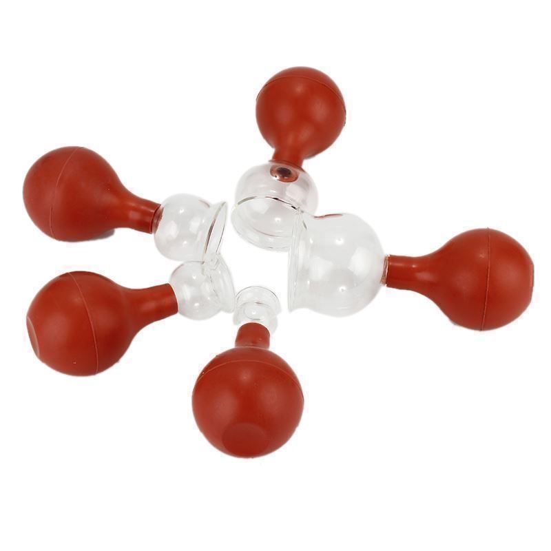 Dispositivi per massaggi: Schröpfglas Schröpfgläser + Saugball 5er – Nuovo (secondo la descrizione) da Thun venduto da onlino 4