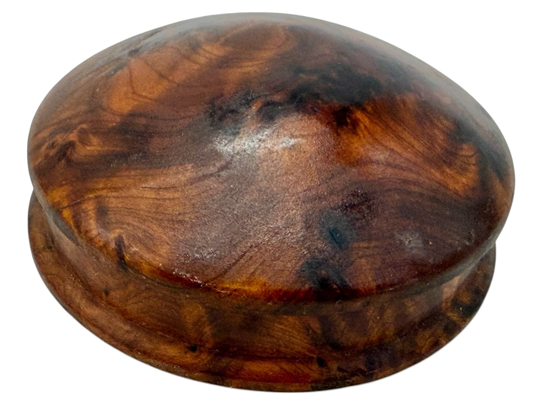 Barattoli: Boîte ancienne en loupe de thuya – Usato da Morges venduto da vintiques 3