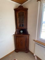 Rustikaler Eckschrank, Massivholz, Vintage Stil, Top!