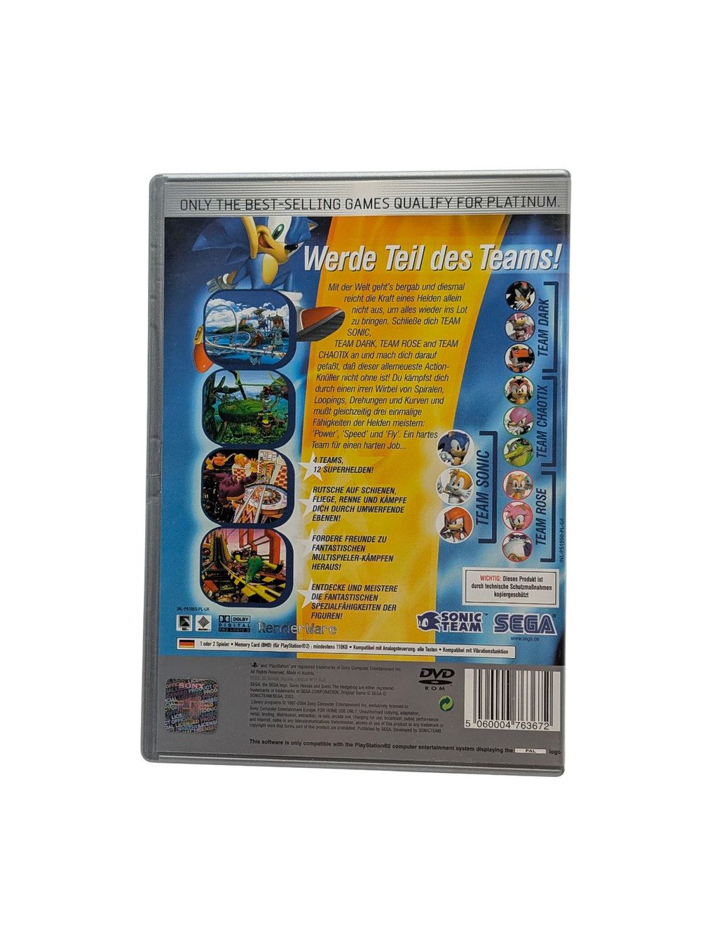 Sony Giochi: Sonic Heroes PlayStation 2 – Usato da Domat/Ems venduto da IsseldorsShop 1