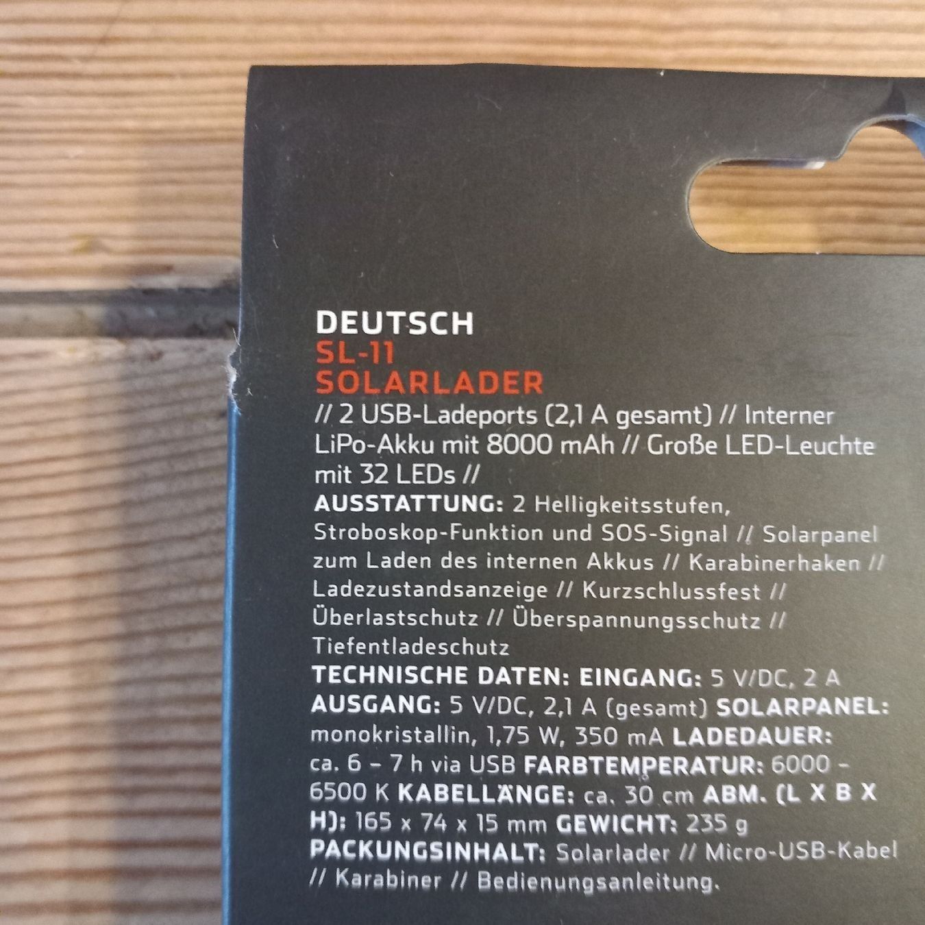 Caricabatterie: Voltcraft SL-11 Solar Ladegerät mit LED Lampe – Usato da Ebnat-Kappel venduto da blazzi 1