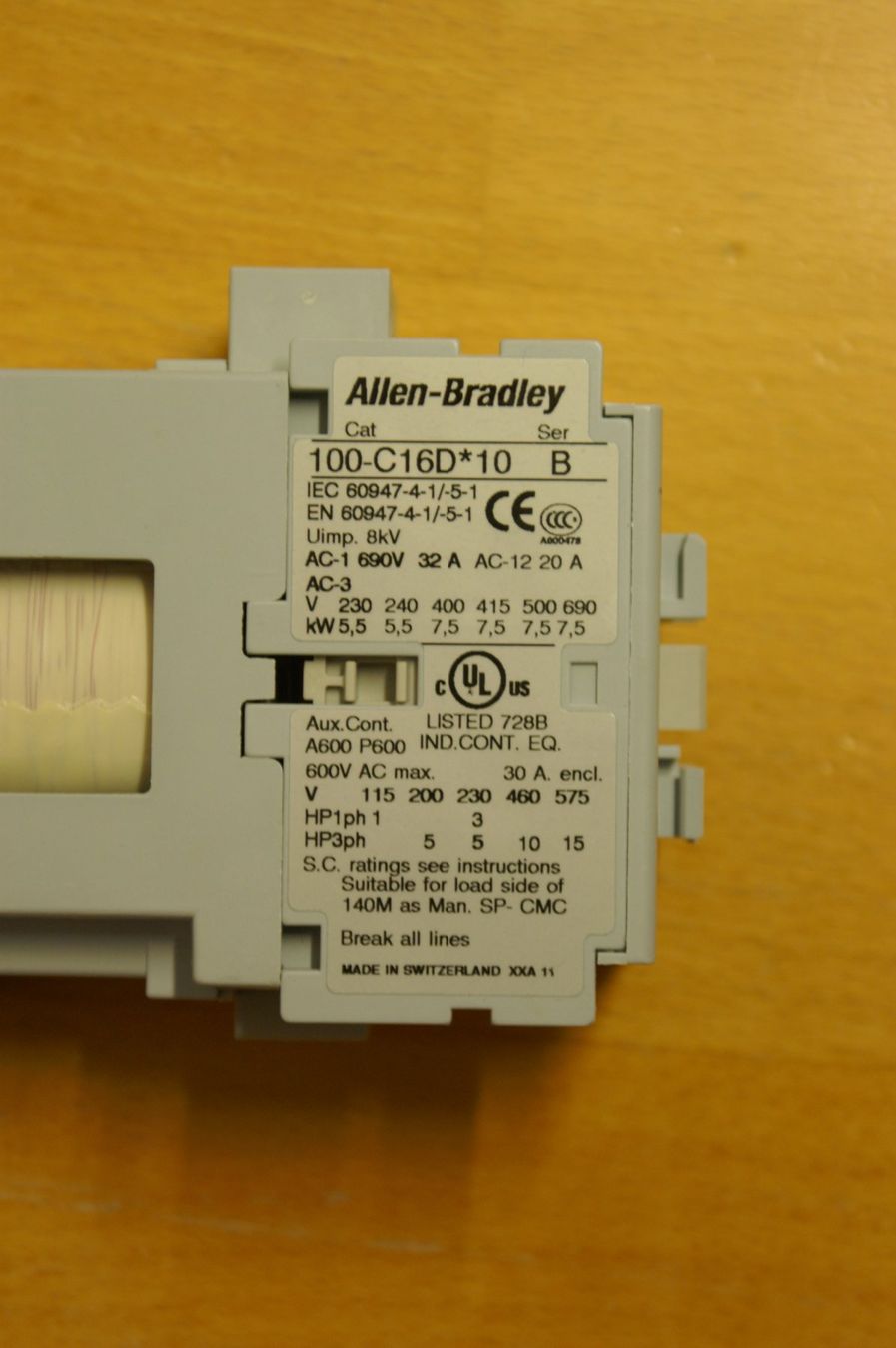 Composants électroniques: Leistungsschütz 7.5 kW – Neuf (Voir description) à Grub AR par SLBCM75 1